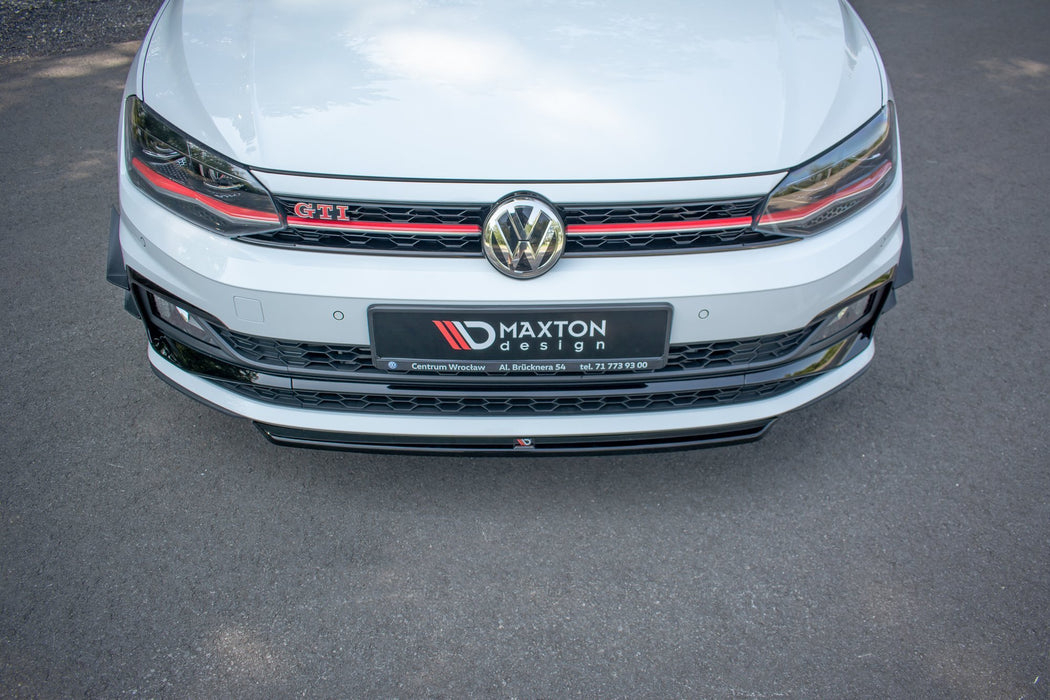 Maxton Design Front Splitter V.4 VW Polo GTI Mk6