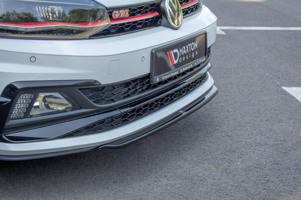 Maxton Design Front Splitter V.4 VW Polo GTI Mk6