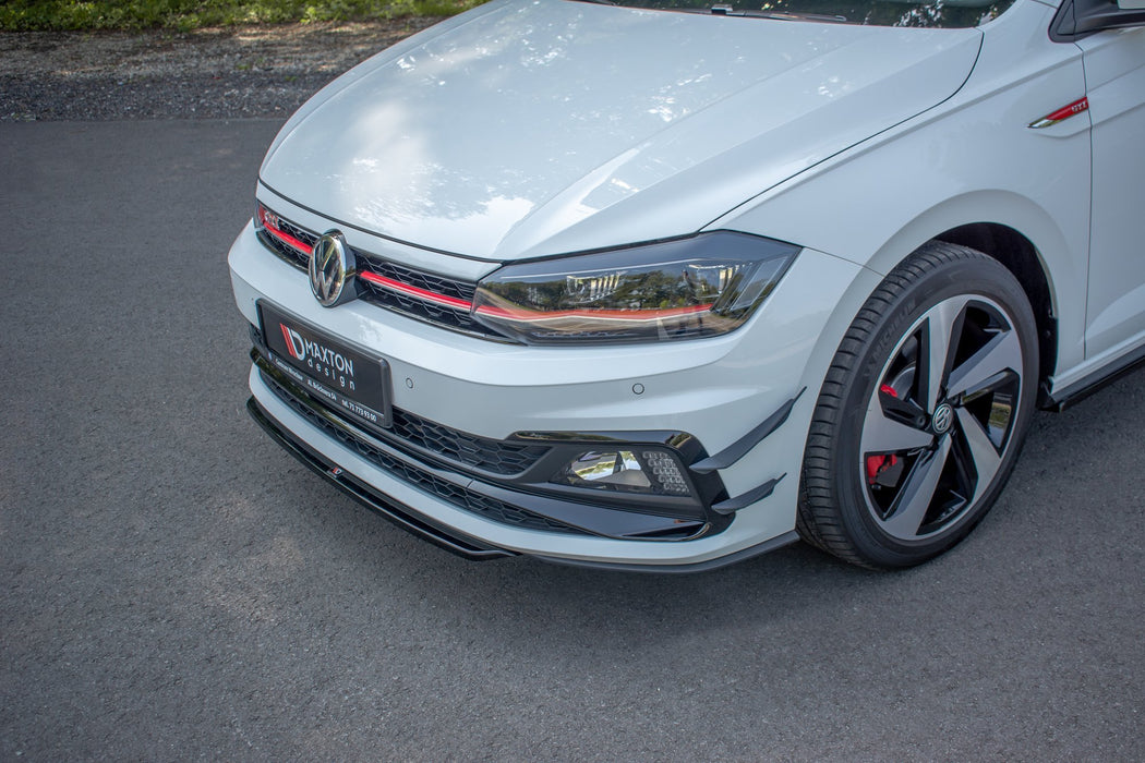 Maxton Design Front Splitter V.4 VW Polo GTI Mk6