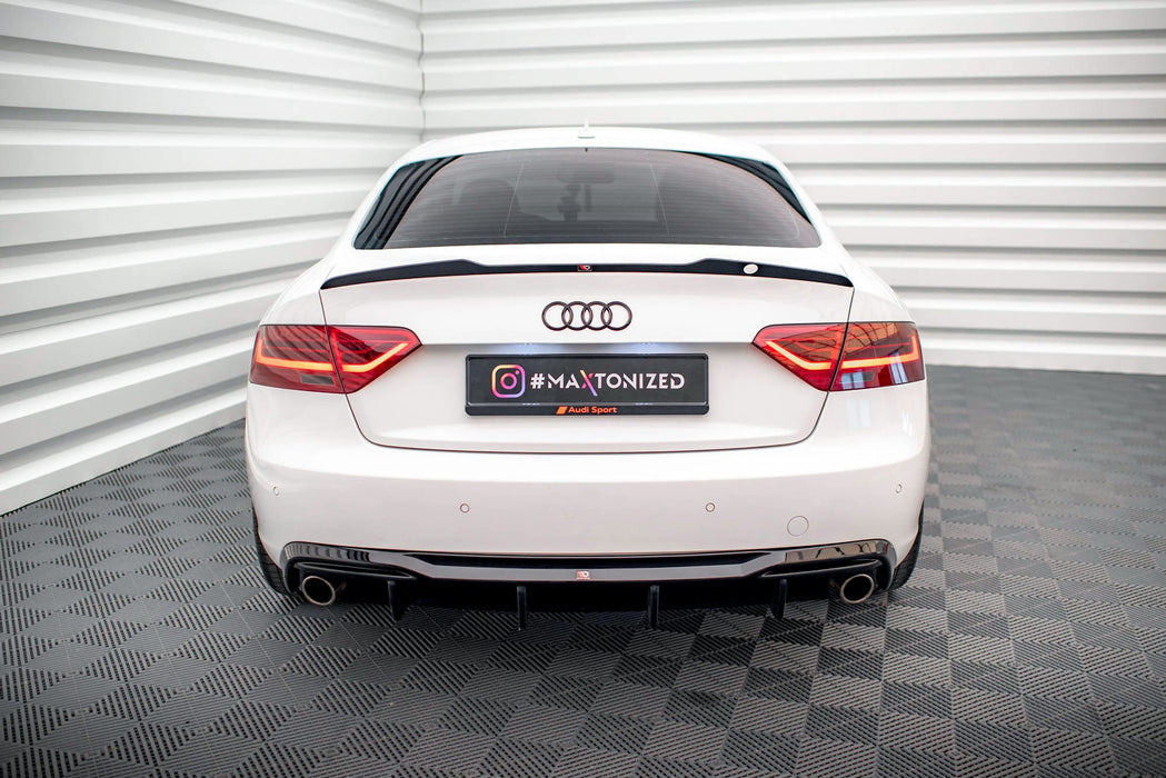 Rear Valance Audi A5 Sportback 8T Facelift (Version with single exhaust outlets on both sides)