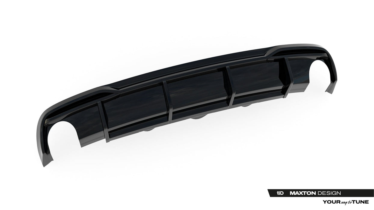 Rear Valance Audi A5 Sportback 8T Facelift (Version with single exhaust outlets on both sides)
