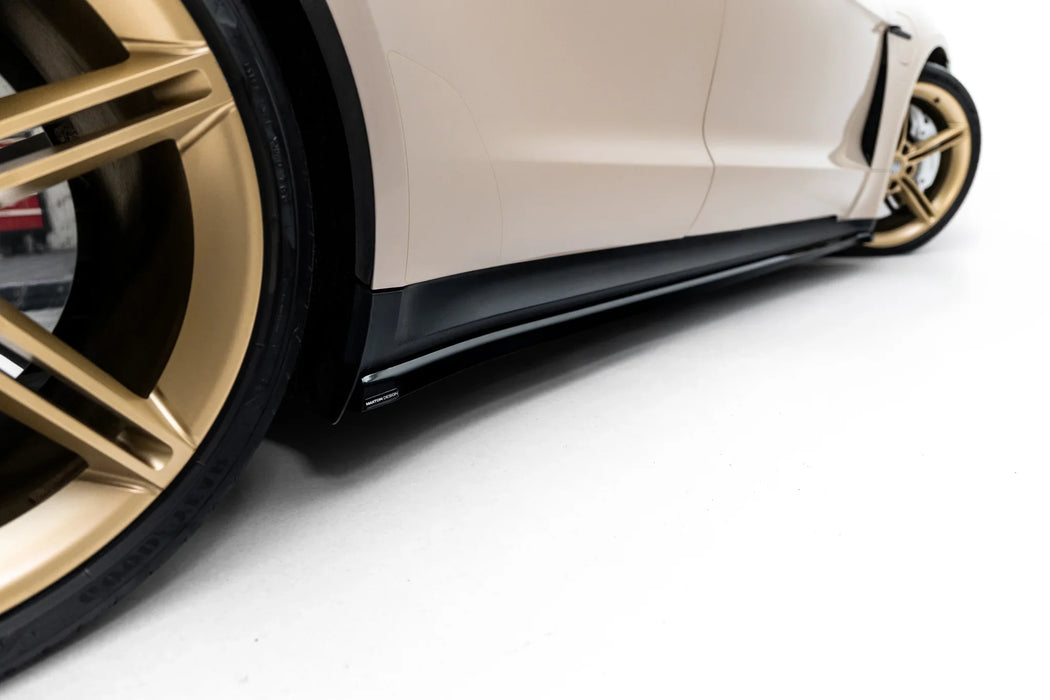 Side Skirt Diffusers Porsche Taycan / Taycan 4 / Taycan 4S / Taycan GTS Mk1