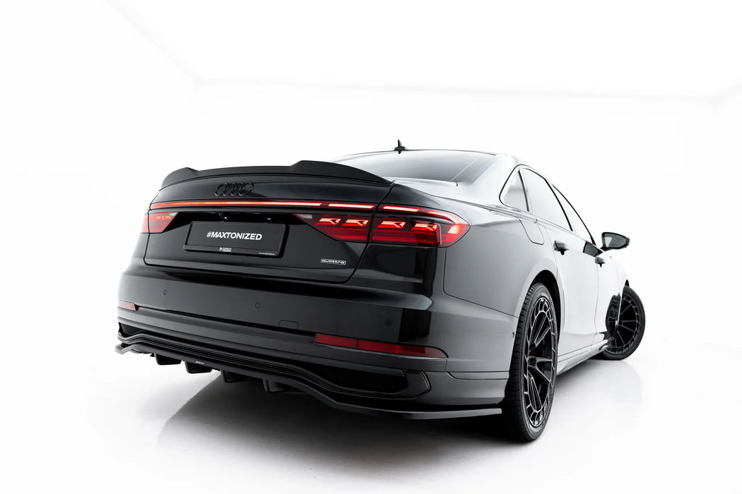 Rear Splitter (with vertical bars) Audi A8 S-Line Long D5 Facelift