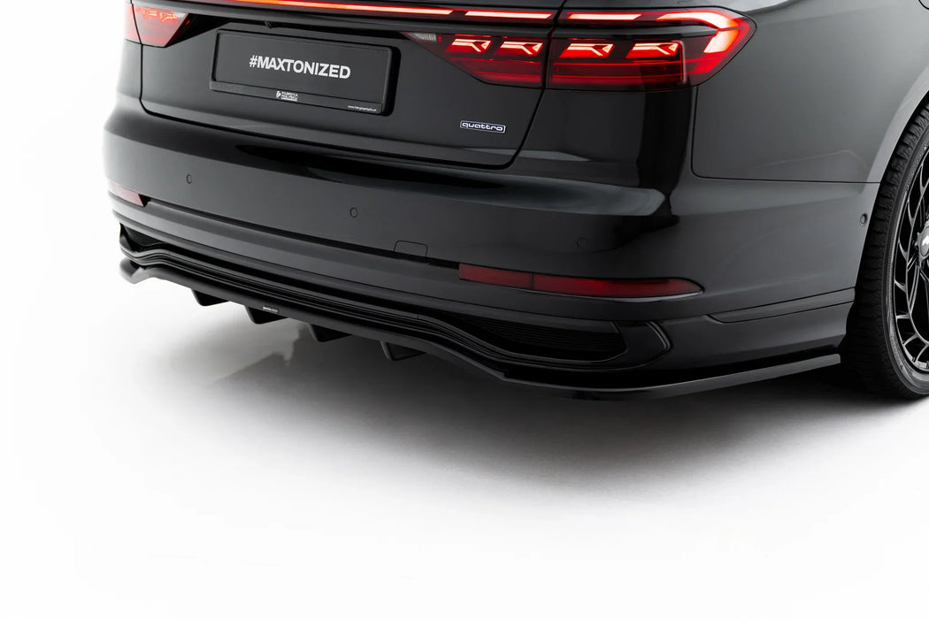 Rear Splitter (with vertical bars) Audi A8 S-Line Long D5 Facelift