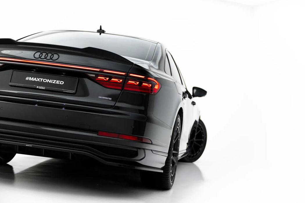 Rear Splitter (with vertical bars) Audi A8 S-Line Long D5 Facelift