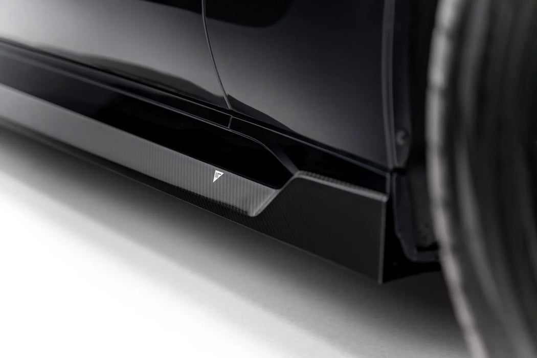 Prepreg Carbon Fiber Side Skirt Diffusers BMW 7 M-Pack / M760e / i7 M-Pack G70