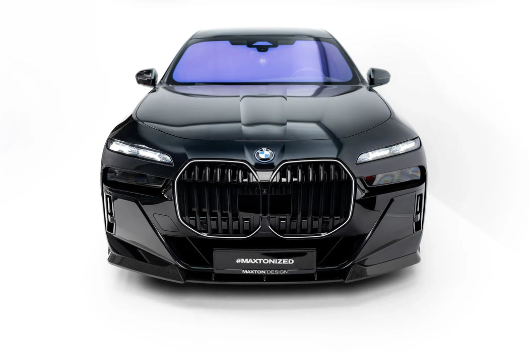 Prepreg Carbon Fiber Front Splitter BMW 7 M-Pack / M760e / i7 M-Pack G70