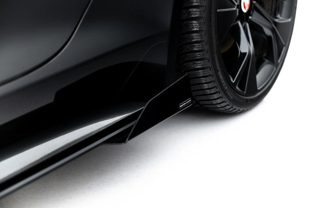 Street Pro Side Skirt Diffusers + Flaps Jaguar F-Type X152 Facelift 2
