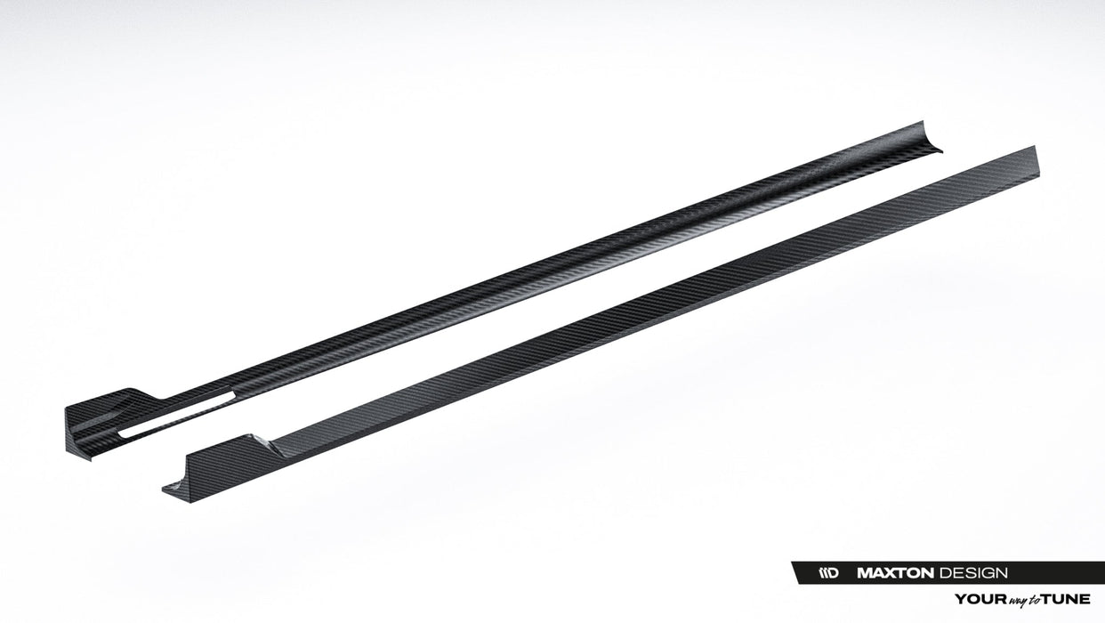 Prepreg Carbon Fiber Side Skirt Diffusers BMW 7 M-Pack / M760e / i7 M-Pack G70