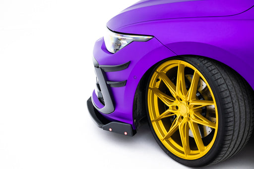 Front Bumper Wings (Canards) Volkswagen Golf R Hatchback / Variant Mk8 Facelift