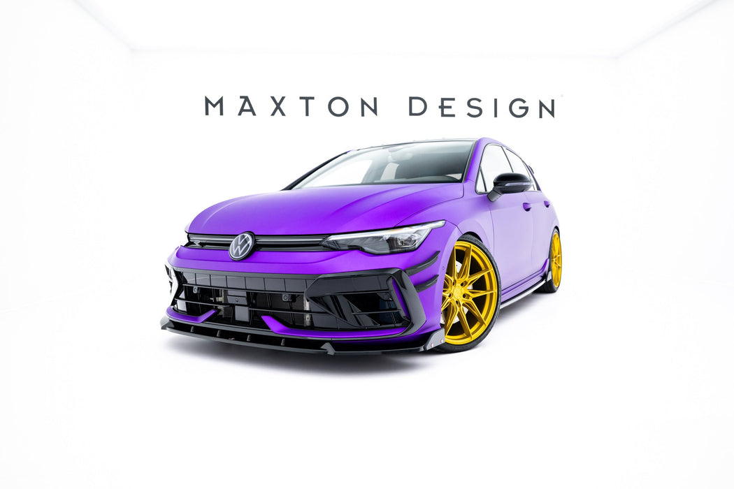 Front Bumper Wings (Canards) Volkswagen Golf R Hatchback / Variant Mk8 Facelift