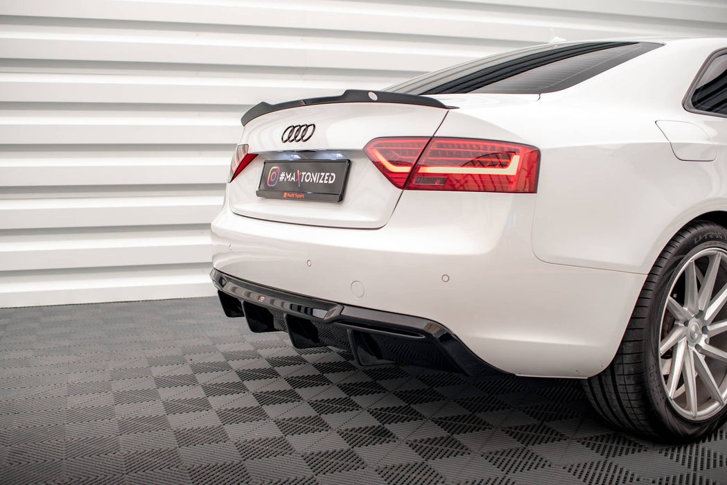 Rear Valance Audi A5 Sportback 8T Facelift (Version with dual exhausts on one side)