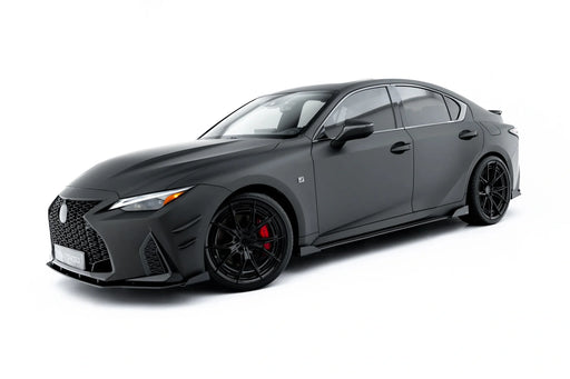 Street Pro Side Skirts Diffusers + Flaps Lexus IS 500 Mk3 Facelift 2 (XE30)