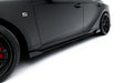 Street Pro Side Skirts Diffusers + Flaps Lexus IS 500 Mk3 Facelift 2 (XE30)