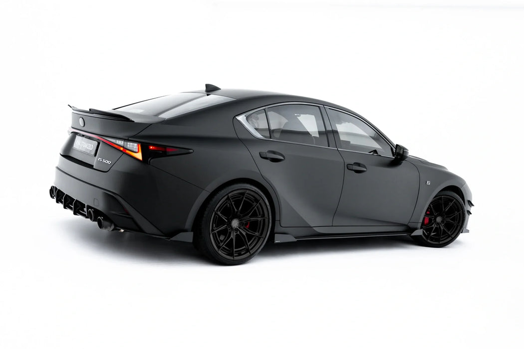 Street Pro Side Skirts Diffusers + Flaps Lexus IS 500 Mk3 Facelift 2 (XE30)
