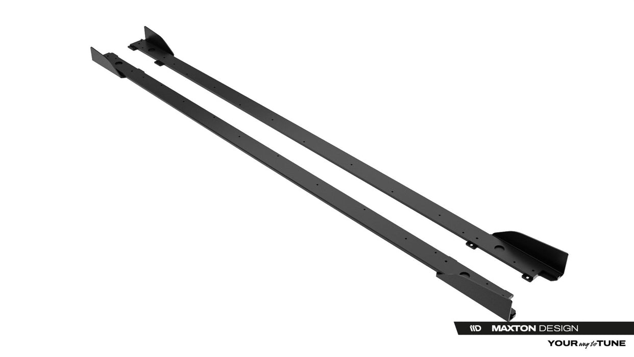 Street Pro Side Skirts Diffusers + Flaps Lexus IS 500 Mk3 Facelift 2 (XE30)