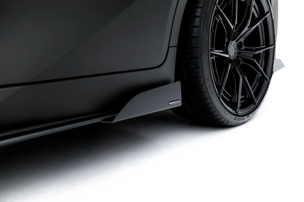 Street Pro Side Skirts Diffusers + Flaps Lexus IS 500 Mk3 Facelift 2 (XE30)