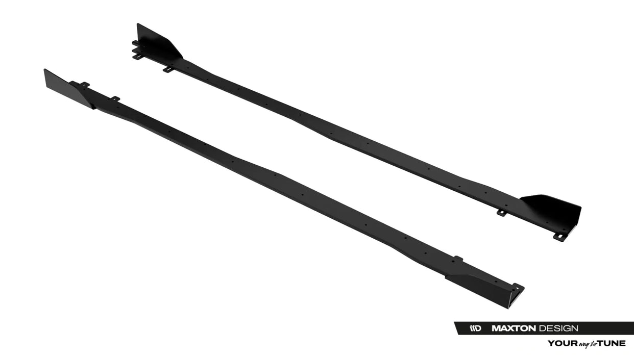 Street Pro Side Skirts Diffusers + Flaps Toyota GR Yaris Mk4 Facelift