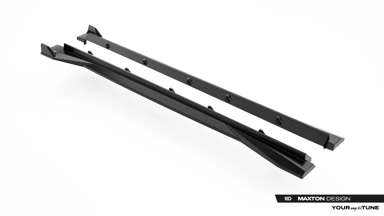 Prepreg Carbon Fiber Side Skirts Audi RSQ8 Mk1 Facelift