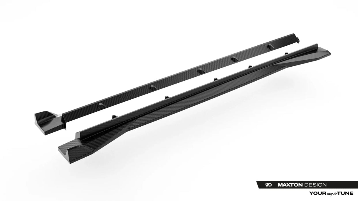Prepreg Carbon Fiber Side Skirts Audi RSQ8 Mk1 Facelift