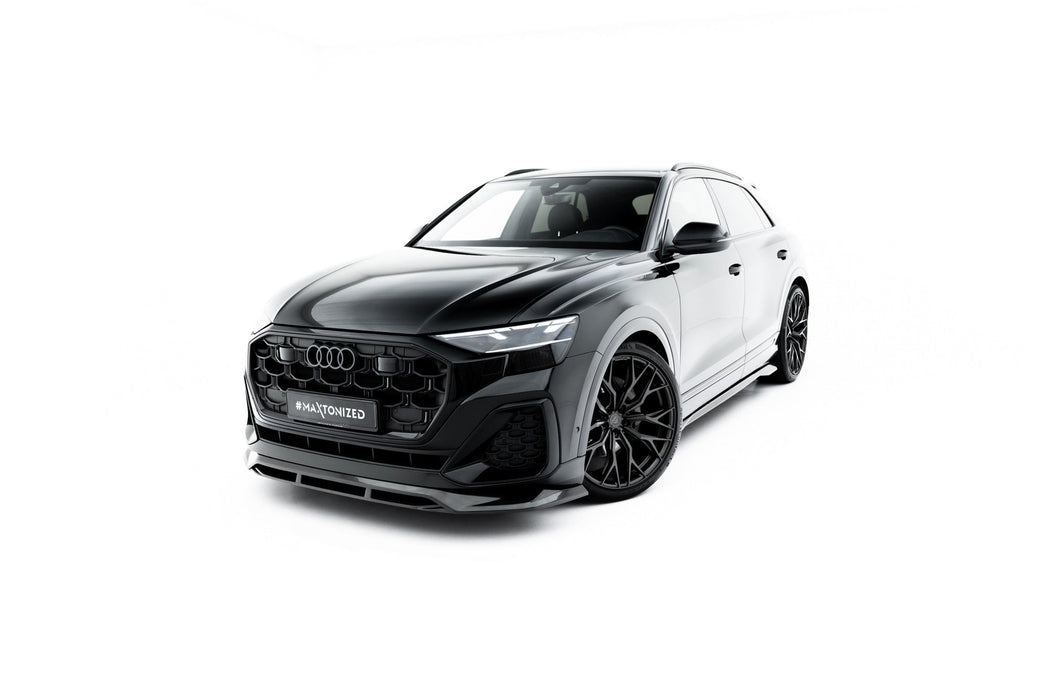 Set of Prepreg Carbon Splitters Audi Q8 S-Line Mk1 Facelift
