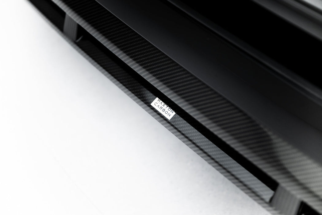 Set of Prepreg Carbon Splitters Audi Q8 S-Line Mk1 Facelift