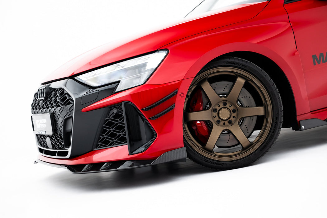 Set of Prepreg Carbon Splitters Audi RS3 Sedan 8Y Facelift