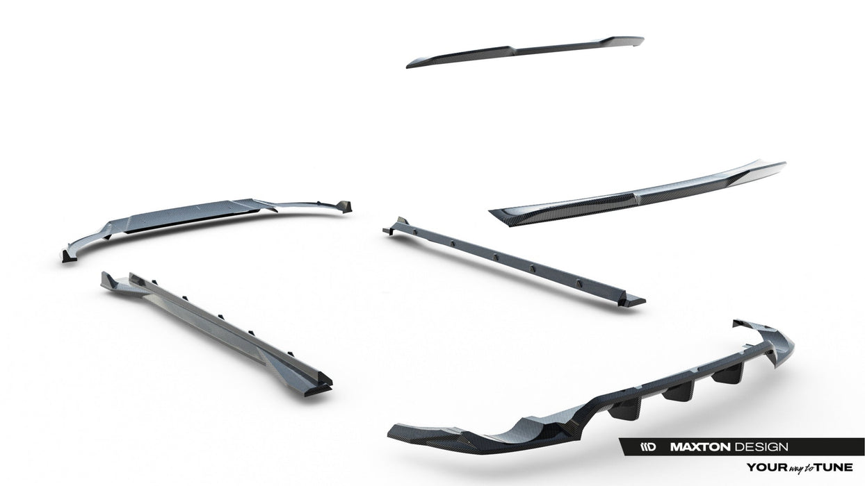 Set of Prepreg Carbon Fiber Splitters Audi RSQ8 Mk1 Facelift