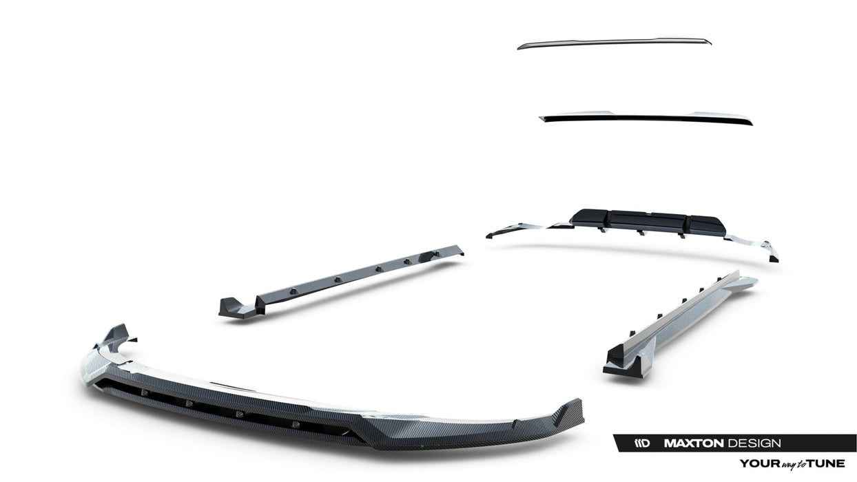 Set of Prepreg Carbon Fiber Splitters Audi RSQ8 Mk1 Facelift