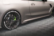 Set of Prepreg Carbon Fiber Splitters BMW M4 Coupe G82 / G82 Facelift