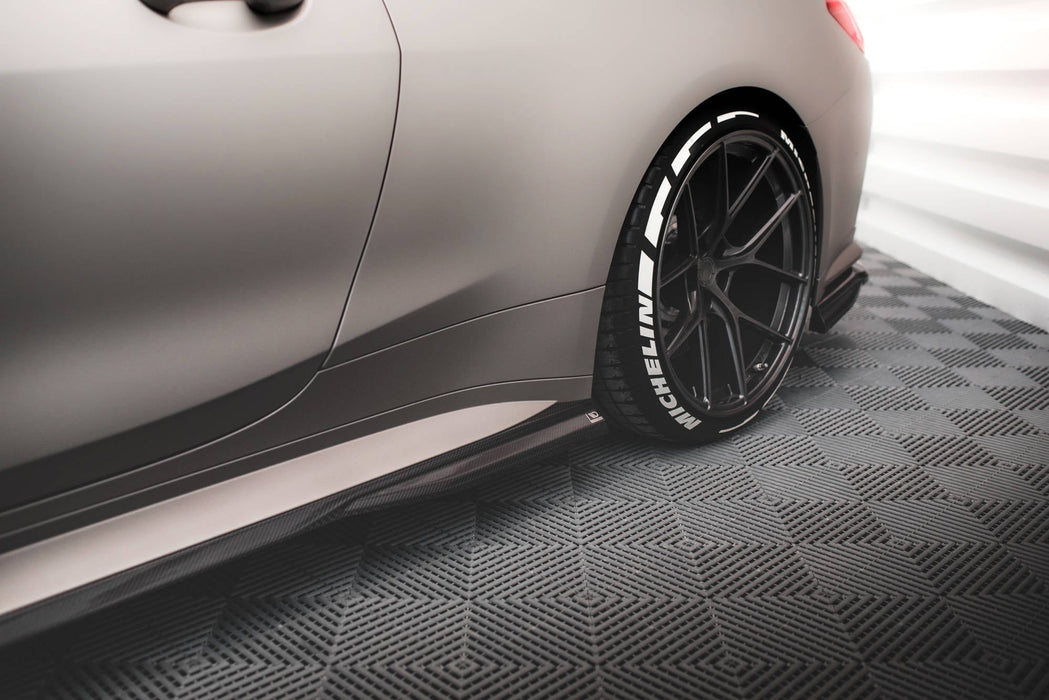 Set of Prepreg Carbon Fiber Splitters BMW M4 Coupe G82 / G82 Facelift