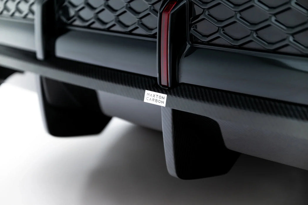 Prepreg Carbon Fiber Rear Splitter (with vertical bars) Audi RSQ8 Mk1 Facelift