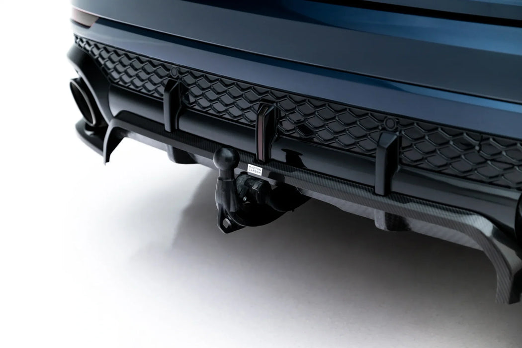 Prepreg Carbon Fiber Rear Splitter (with vertical bars) Audi RSQ8 Mk1 Facelift