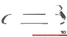 Set of Prepreg Carbon Fiber Splitters BMW 1 F40 M-Pack / M135i