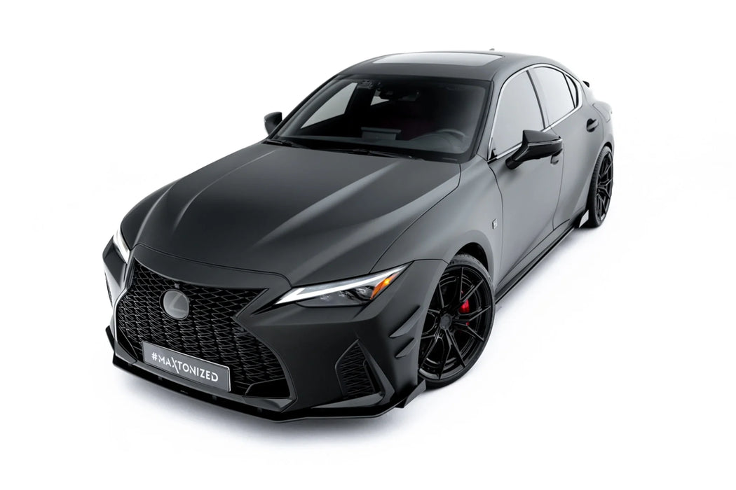 Street Pro Front Splitter + Flaps Lexus IS 500 Mk3 Facelift 2 (XE30)