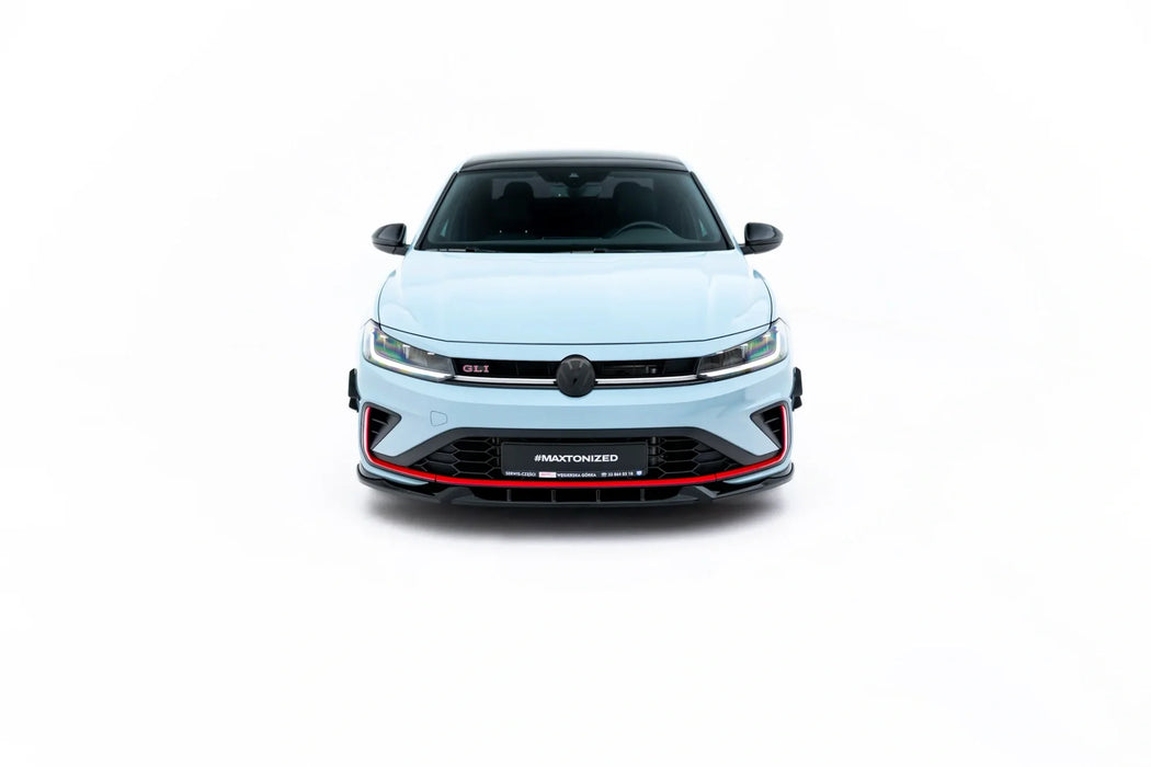 Front Splitter V.1 Volkswagen Jetta GLI Mk7 Facelift 2