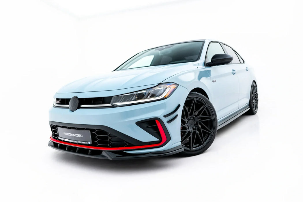 Front Splitter V.1 Volkswagen Jetta GLI Mk7 Facelift 2