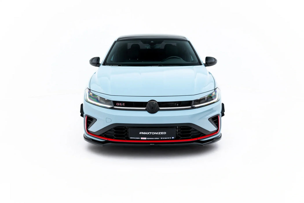 Front Splitter V.2 Volkswagen Jetta GLI Mk7 Facelift 2