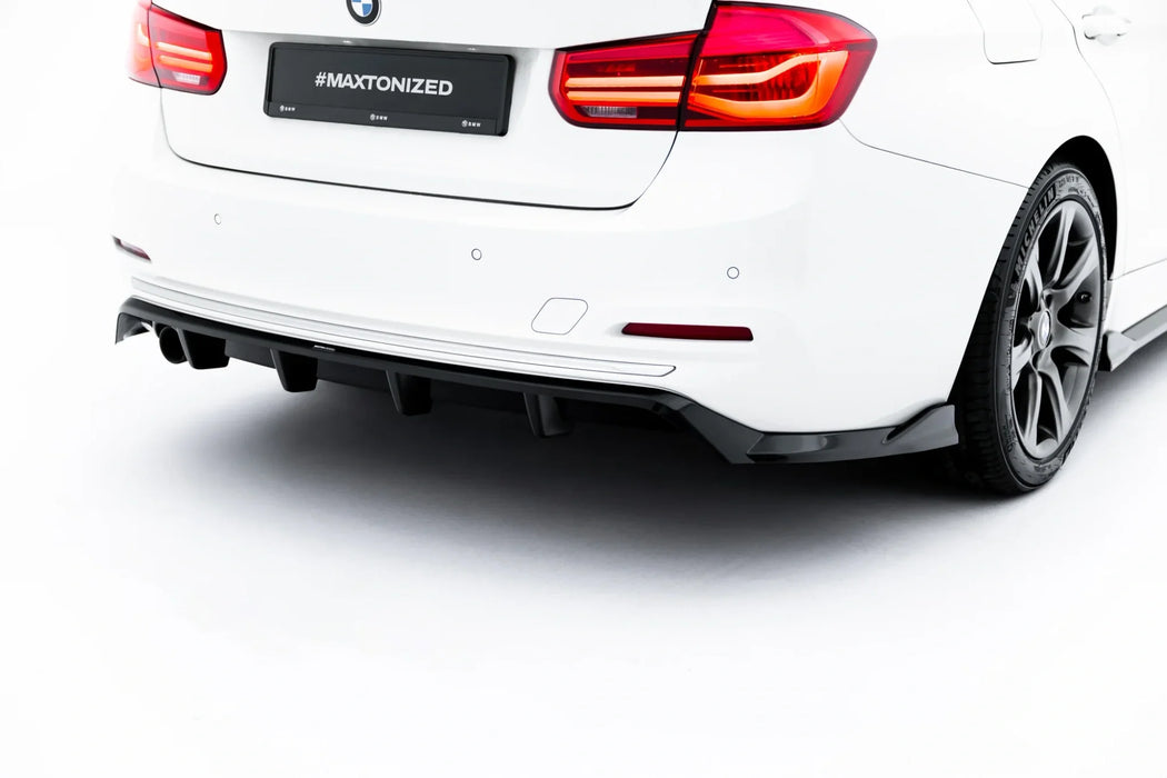 Rear Splitter (with vertical bars) BMW 3 Sportline Sedan / Touring F30 / F31