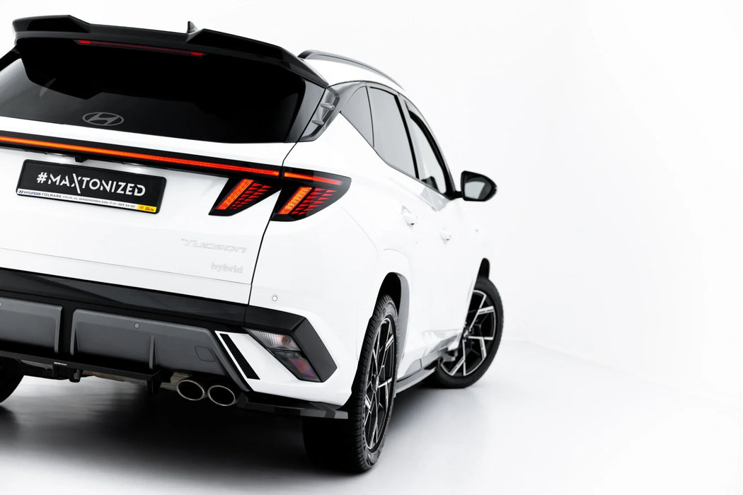 Rear Splitter (with vertical bars) Hyundai Tucson N-Line Mk4 Facelift