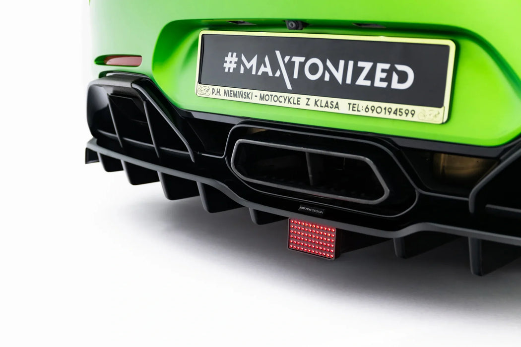 Rear Splitter (with vertical bars) + LED Mercedes-AMG GT R C190 Facelift