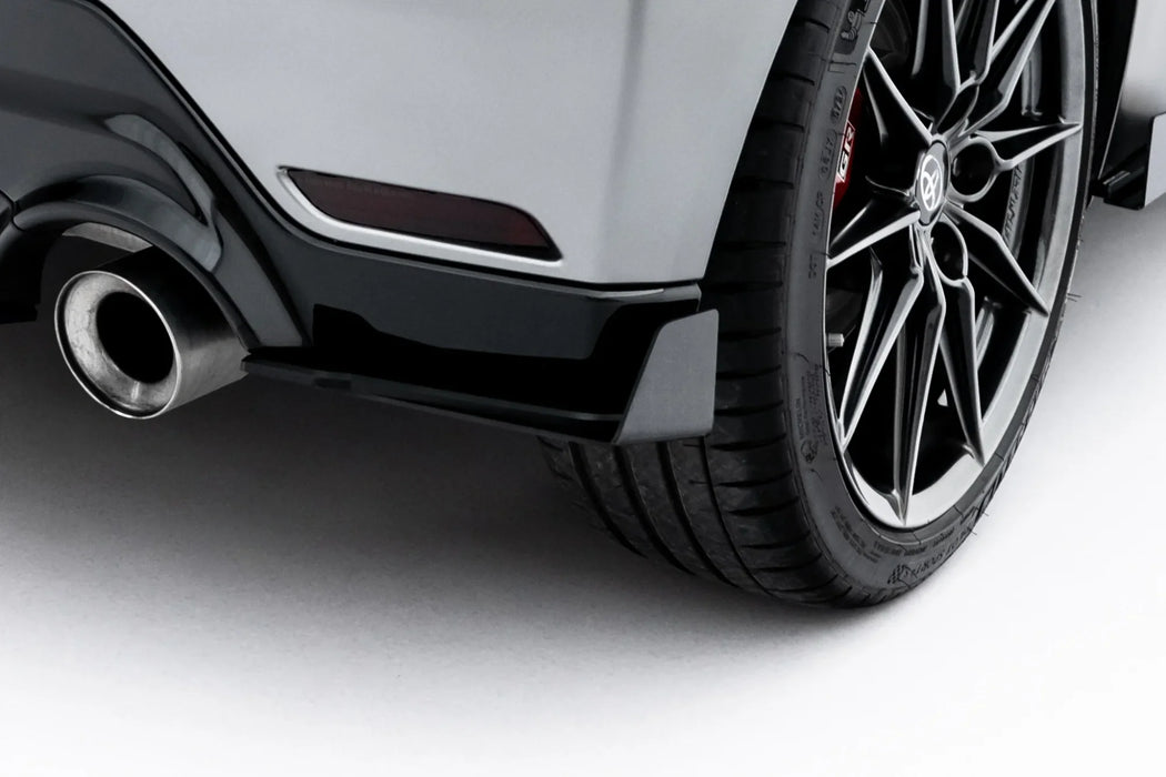 Street Pro Rear Side Splitters + Flaps Toyota GR Yaris Mk4 Facelift