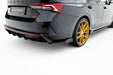 Rear Side Splitters V.4 + Flaps Skoda Octavia RS Combi / Liftback Mk4 / Mk4 Facelift