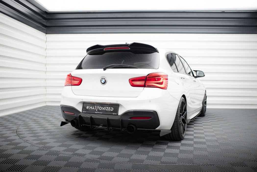 Maxton Design BMW 1 F20/F21 M-POWER FACELIFT - REAR DIFFUSER V.1