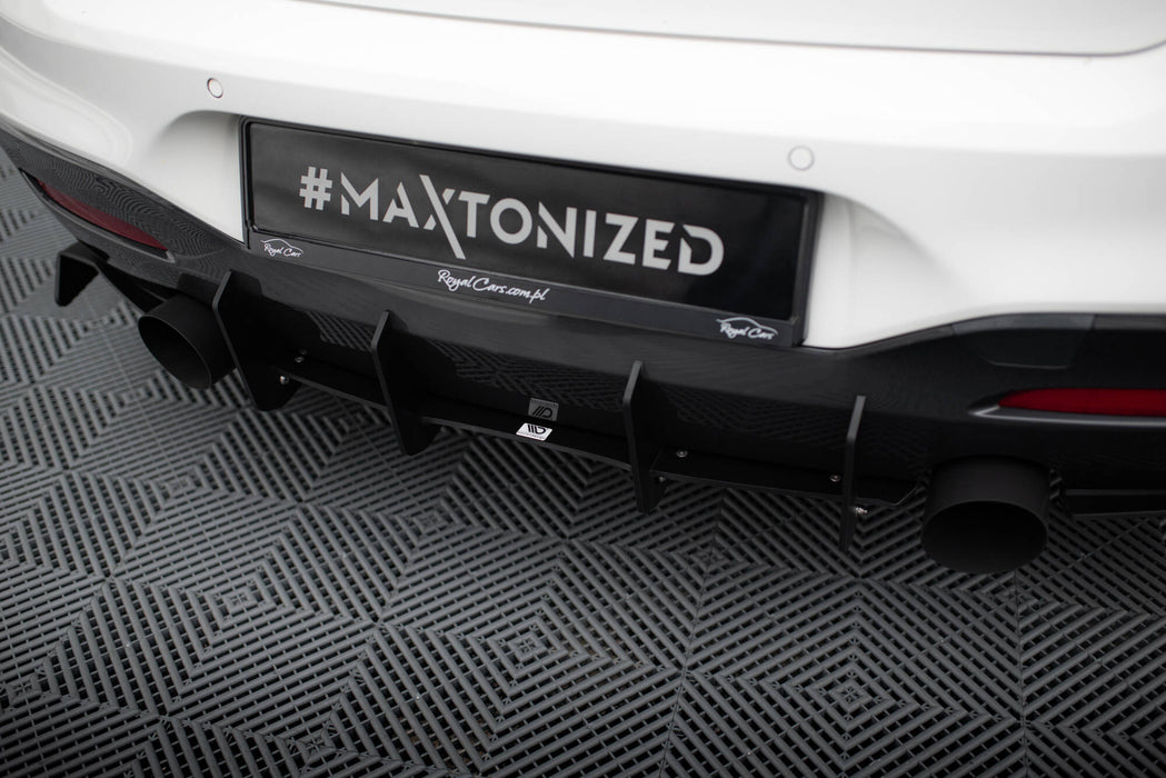 Maxton Design BMW 1 F20/F21 M-POWER FACELIFT - REAR DIFFUSER V.1