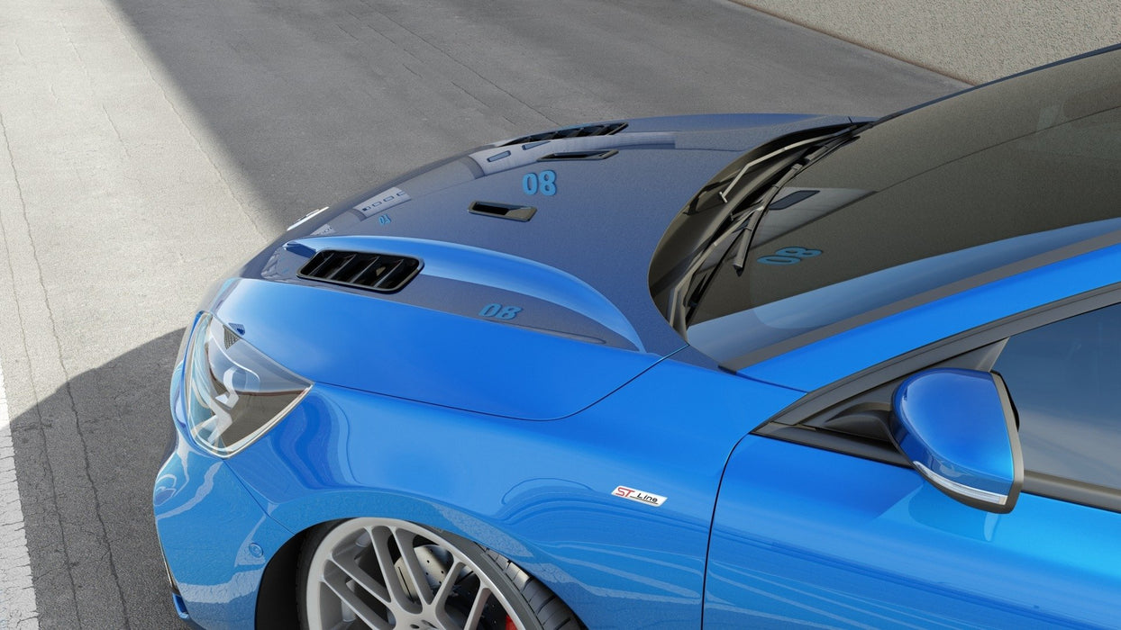 Maxton Design Bonnet Vents Ford Focus ST-Line / ST Mk4 ( Bigger )