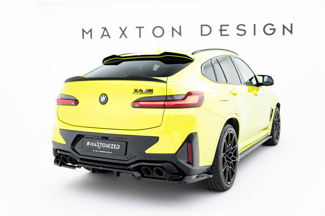 Maxton Design Bottom Spoiler Cap 3D BMW X4 M F98 Facelift
