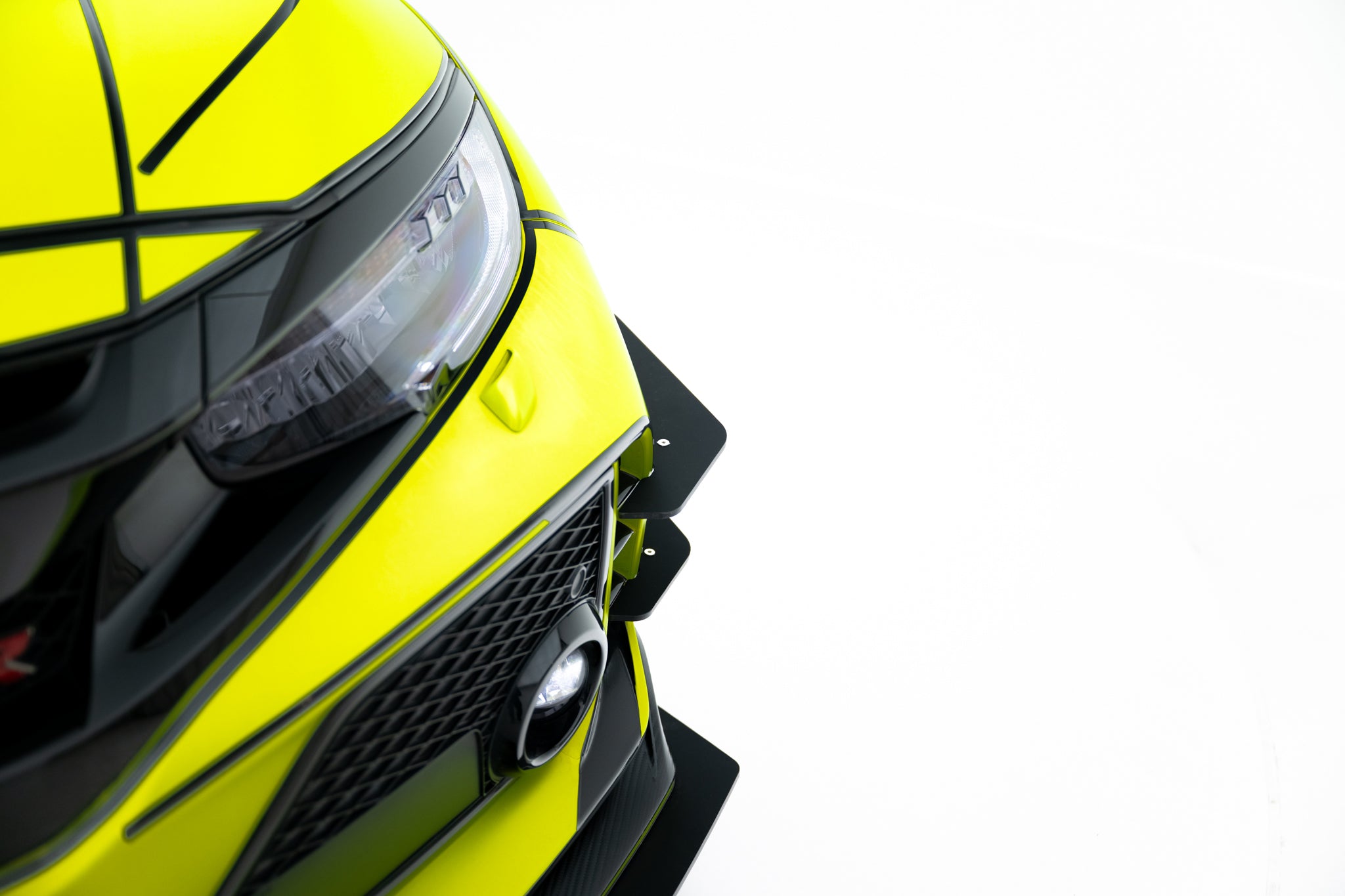 Extension Latérale D'aileron Maxton Design Pour Honda Civic Type-R Mk10 - Noir, Neuf