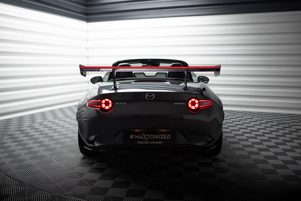 Maxton Design Carbon Spoiler JDM Style + LED Mazda MX-5 ND (Mk4)