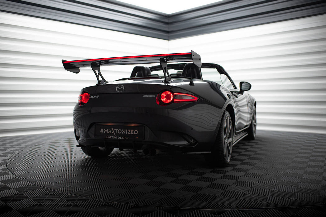 Maxton Design Carbon Spoiler JDM Style + LED Mazda MX-5 ND (Mk4)